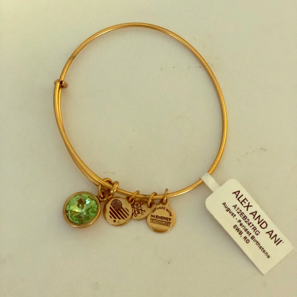 August Peridot-Alex And Ani NWT